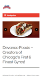 Mobile Screenshot of devancofoods.com